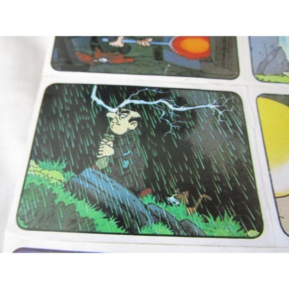 Peyo Smurf Stickers 1982 Italy by Edizioni Panini Six See Damage Note GUC - Picture 4 of 16